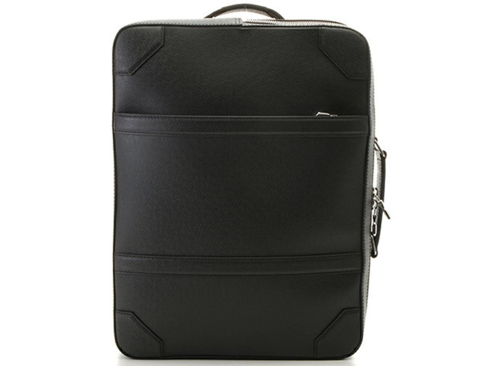 LOUIS VUITTON Briefcase Backpack Taiga Noir Black